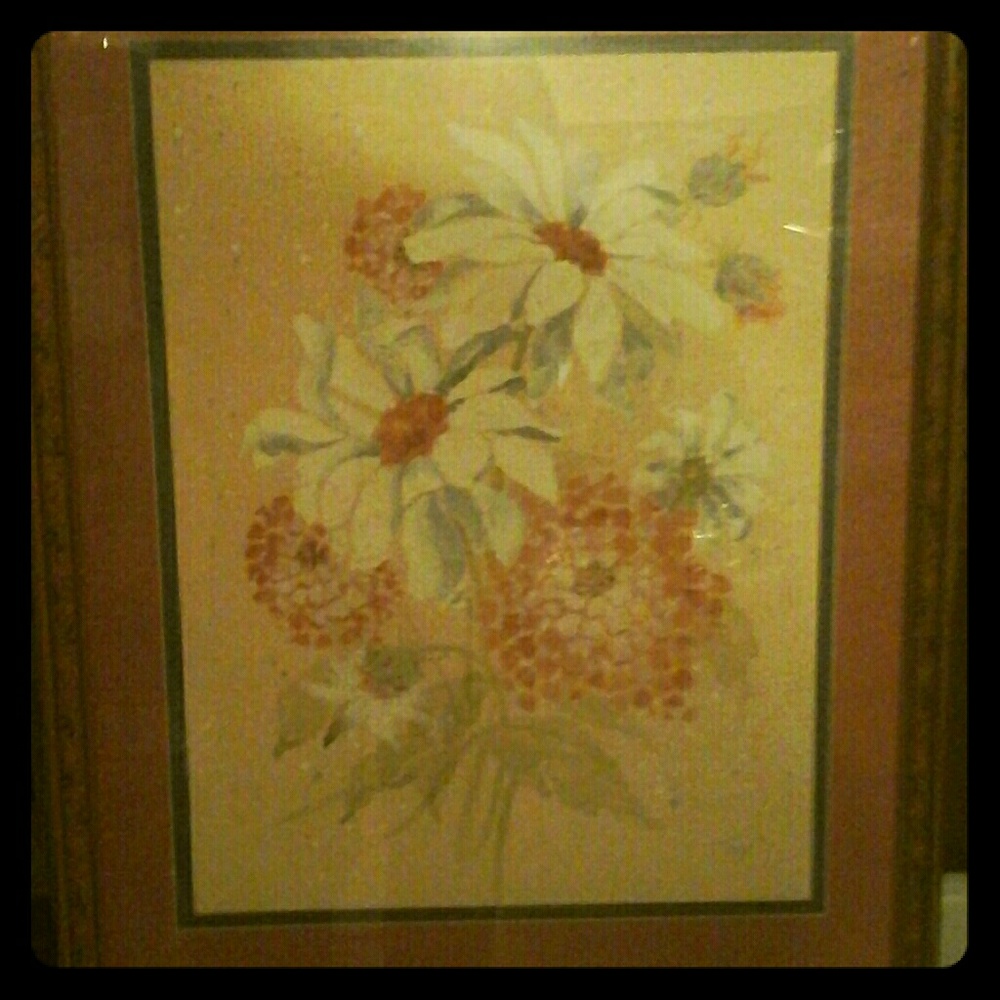Daisy wall picture